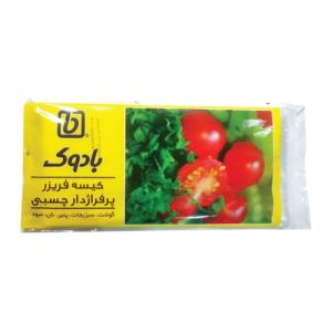 کیسه فریزر پرفراژدار چسبی بادوک Badook استفاده آسان بسته 100 عددی