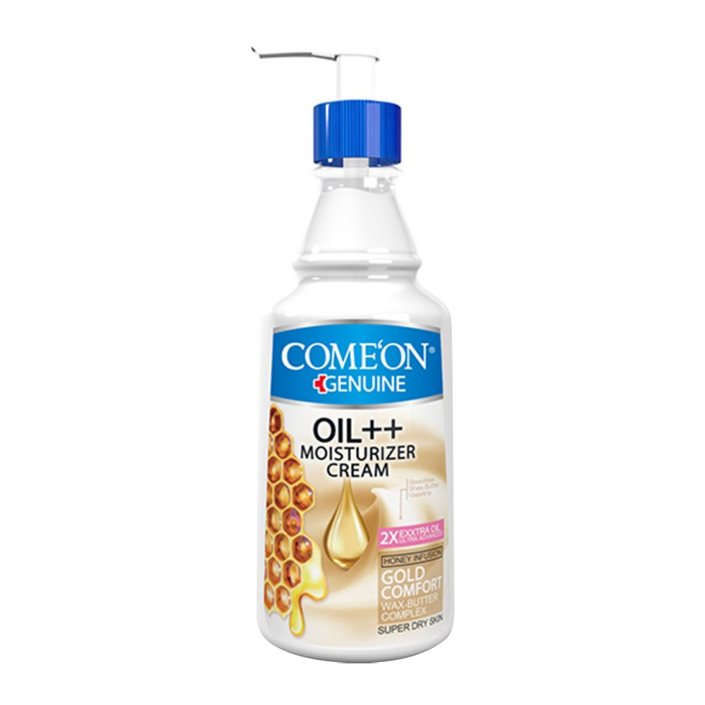 کرم آبرسان صورت و بدن کامان Come'On مدل Gold Comfort مناسب پوست خشک حجم 400 میل