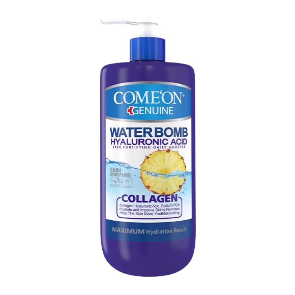 کرم آبرسان پوست کامان Come'On مدل Collagen مناسب انواع پوست حجم 500 میل