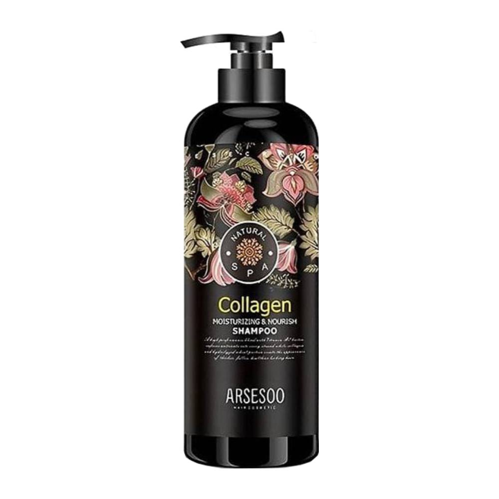 شامپو آبرسان و تغذیه کننده موی سر سی پی اس CPS مدل Collagen حاوی کلاژن حجم 900 میل