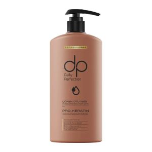 شامپو کراتینه بدون نمک DP مدل Corek Otu Yagi مناسب موهای ضعیف و مات حجم 800 میل