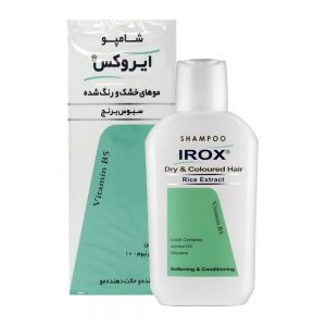 شامپو مو ایروکس Irox مدل Rice Extract مناسب موهای خشک و رنگ شده وزن 200 گرم