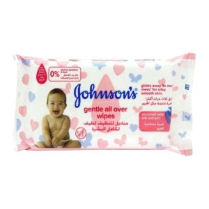 دستمال مرطوب کودک جانسون Johnson's مدل Gentle All Over بسته 72 عددی