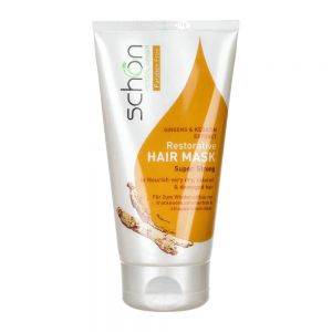 ماسک مو ترمیم کننده شون Schon مدل Ginseng And Keratin حاوی کراتین و جنسینگ حجم 150 میل