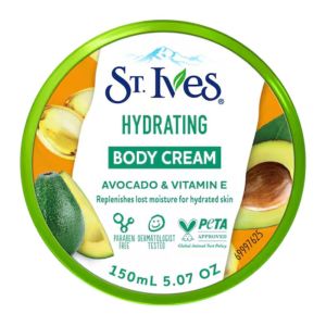 کرم مرطوب کننده دست و بدن ST. Ives مدل Hydrating حاوی عصاره آووکادو و ویتامین E حجم 150 میل