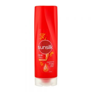 نرم کننده مو سان سیلک Sunsilk مدل Color Protection مناسب موهای رنگ شده حجم 350 میل