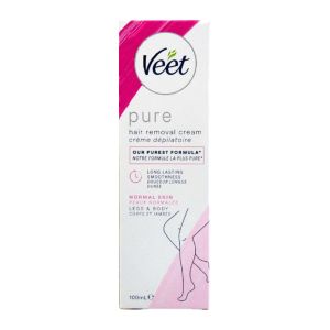 کرم موبر ویت Veet سری Pure مدل Normal Skin مناسب پوست معمولی حجم 100 میل